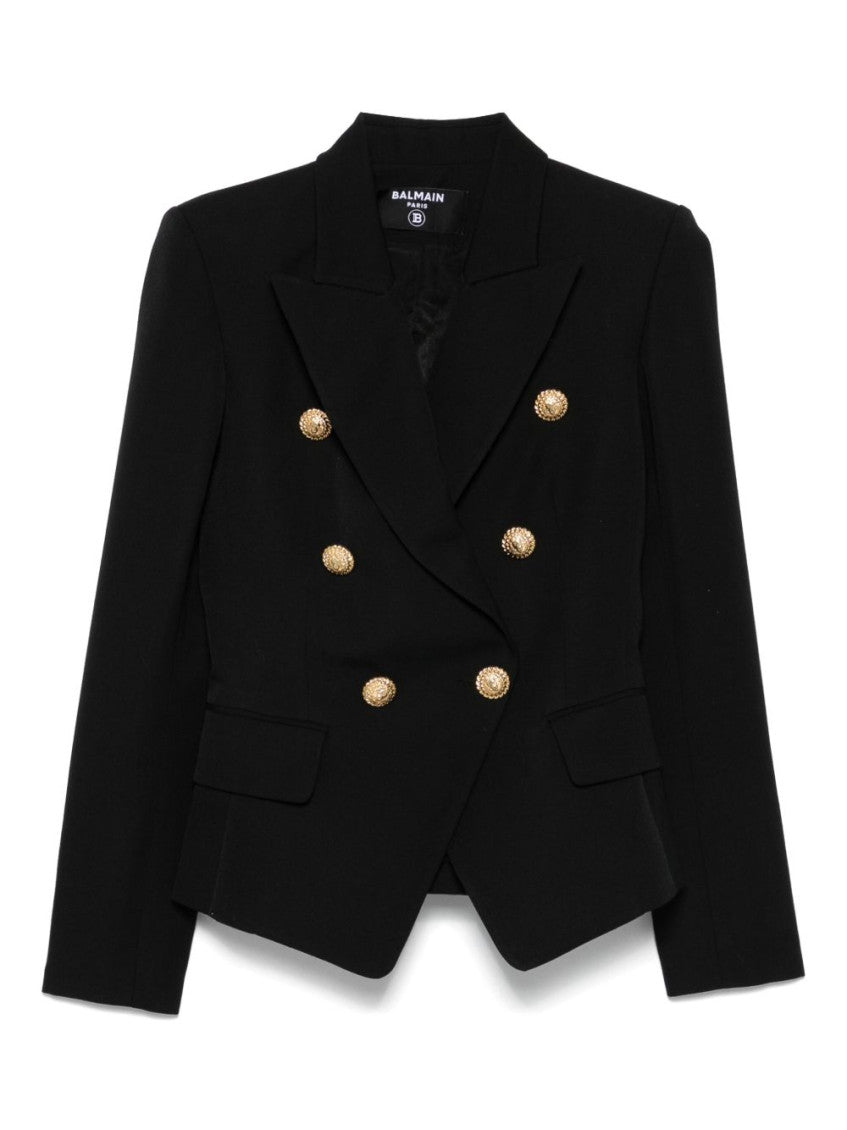 Black Double-breasted Blazer 1