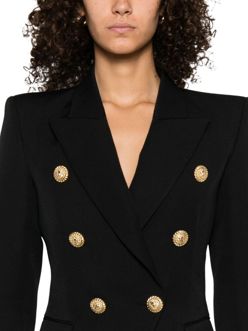 Black Double-breasted Blazer 2