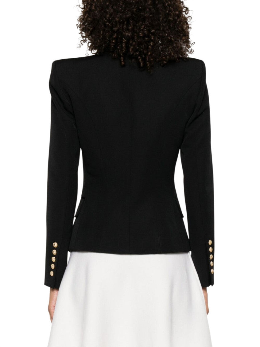 Black Double-breasted Blazer 3
