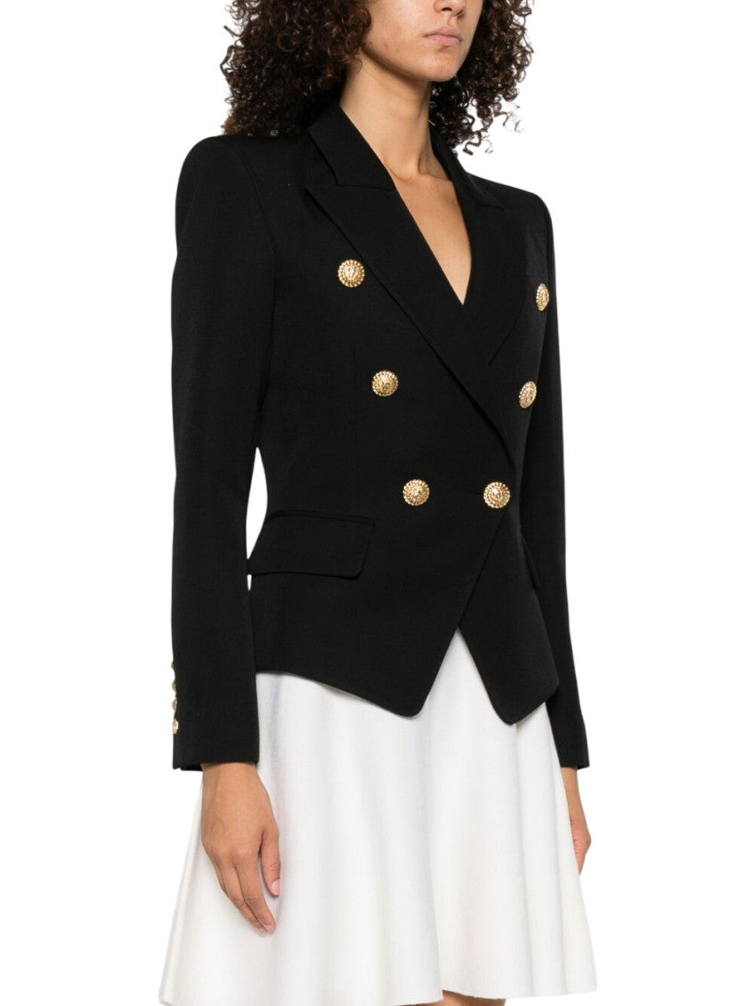 Black Double-breasted Blazer 4