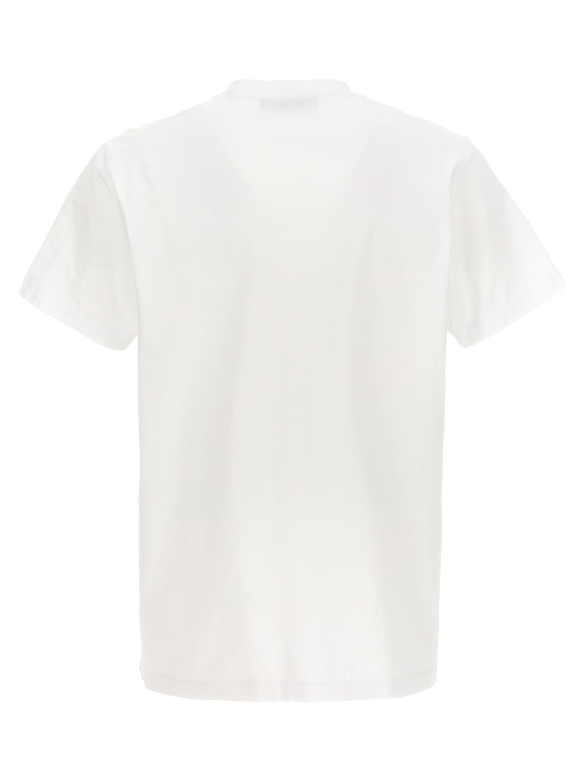 White Crew Neck T-Shirt 2