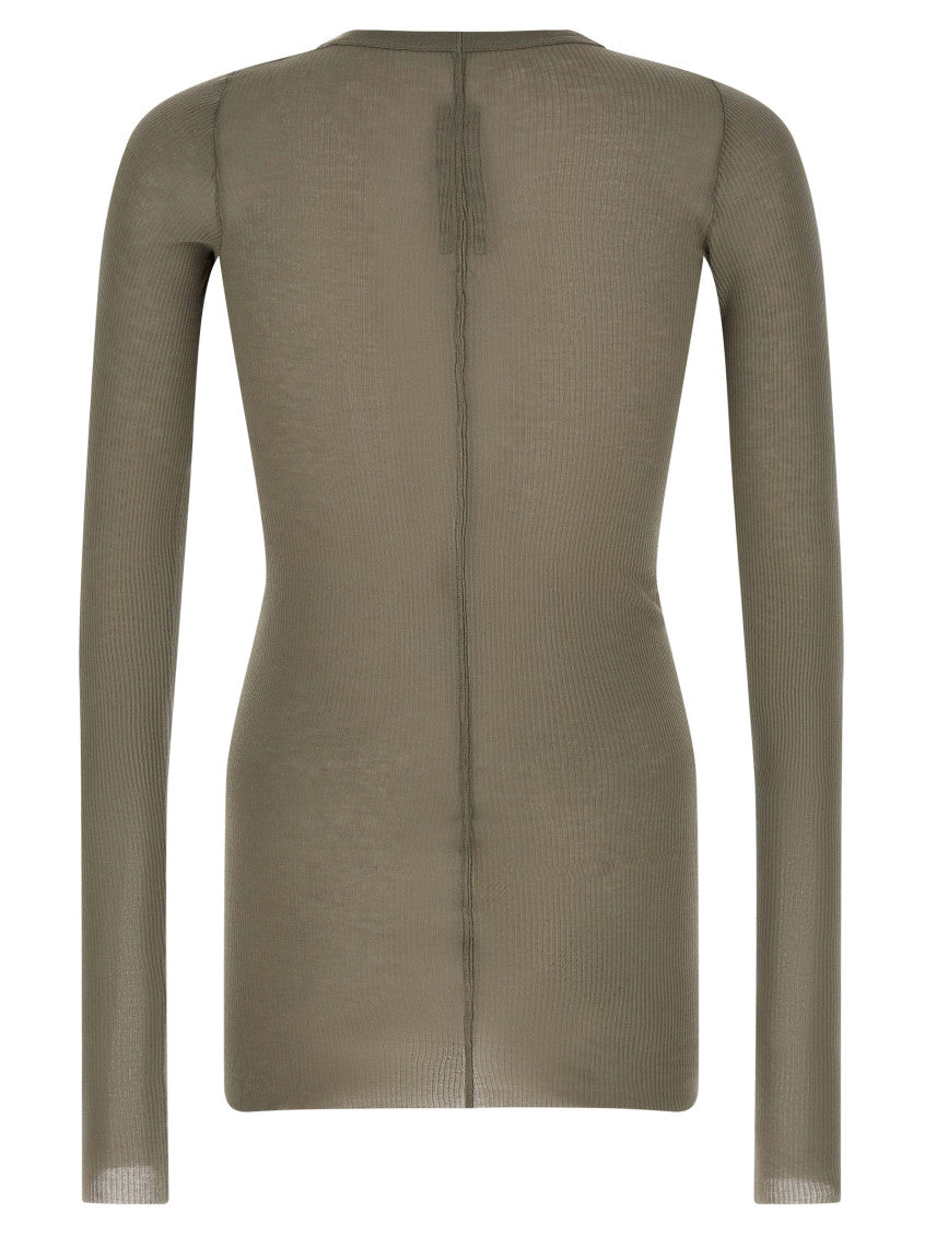 Olive Crew Neck T-Shirt 2