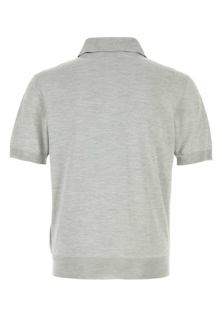 Grey Shirt Collar Polo 2
