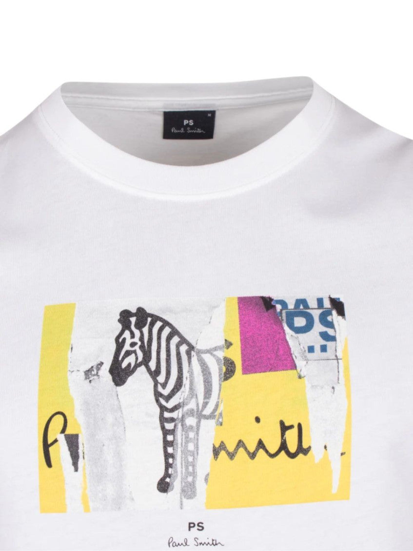 White Crew Neck T-Shirt 3