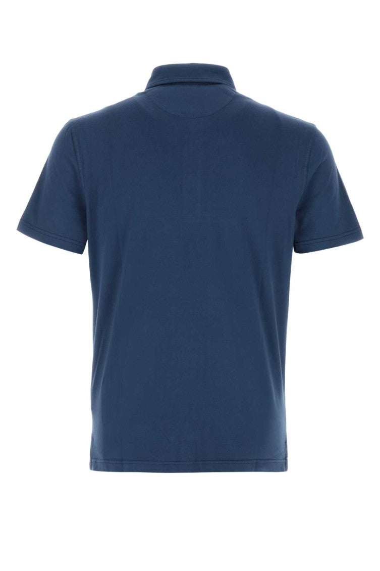 Navy Blue Solid Polo 2