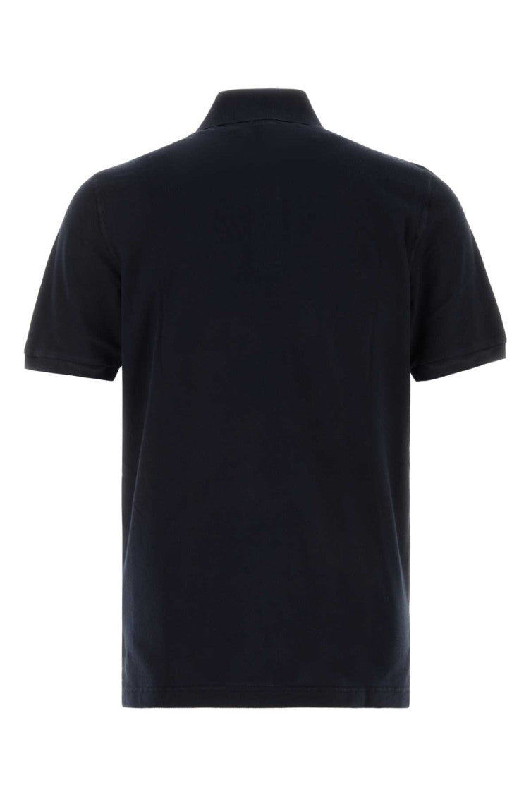 Navy Blue Solid Polo 2