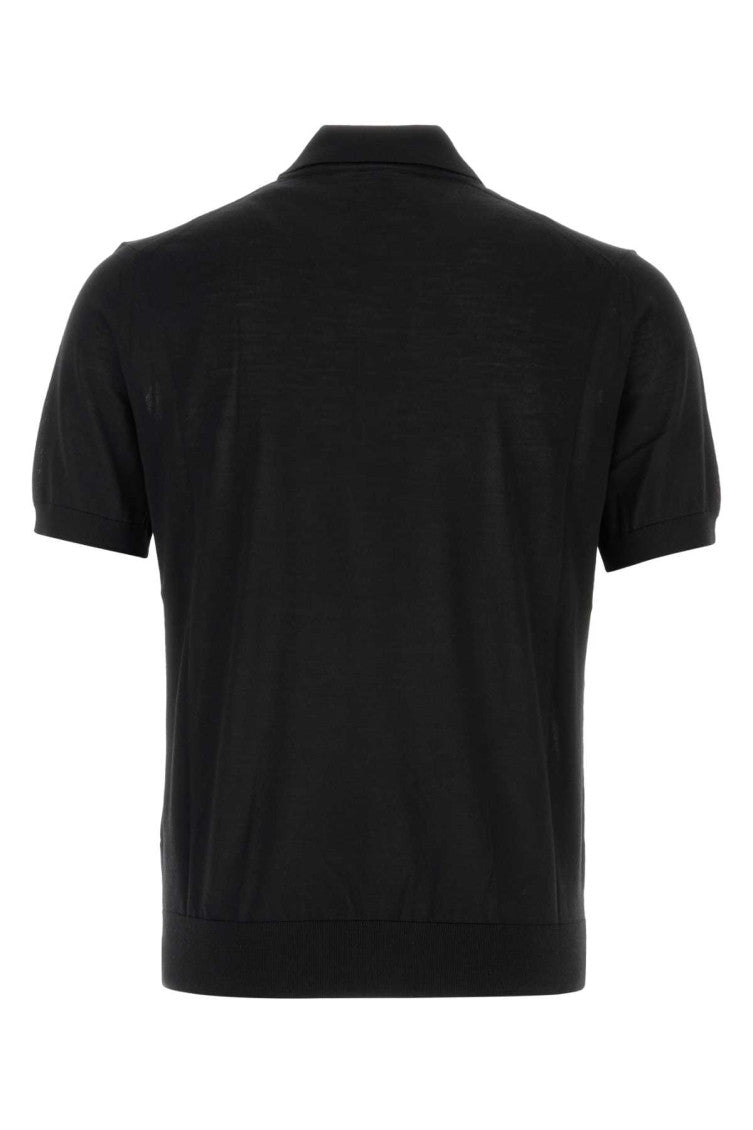 Black Shirt Collar Polo 2