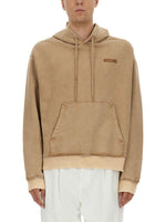 Light Brown Logo Hoodie 1