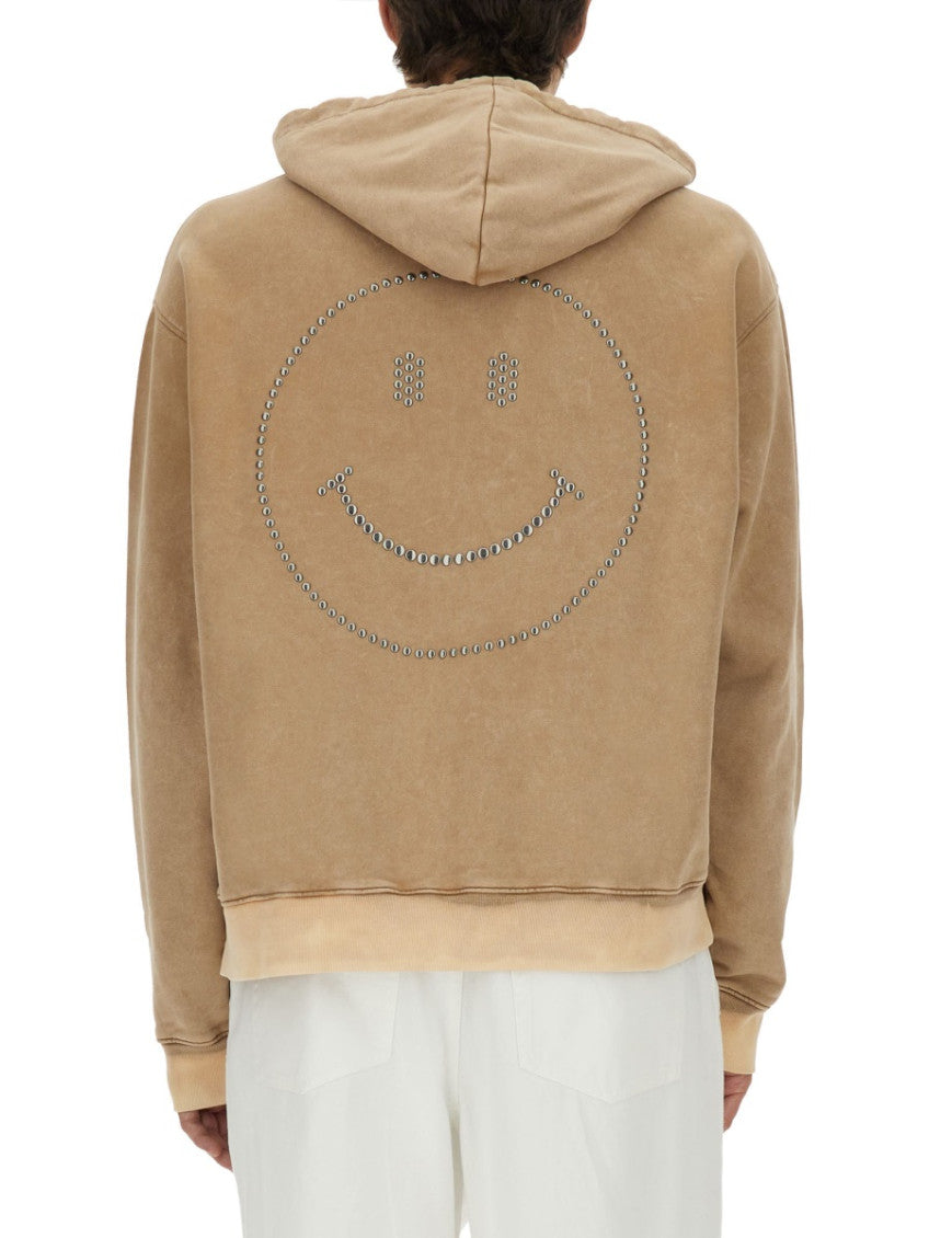 Light Brown Logo Hoodie 3