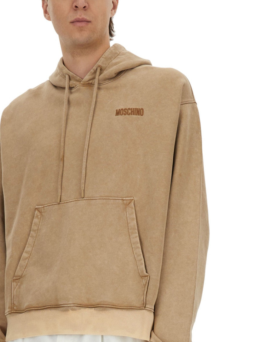 Light Brown Logo Hoodie 4