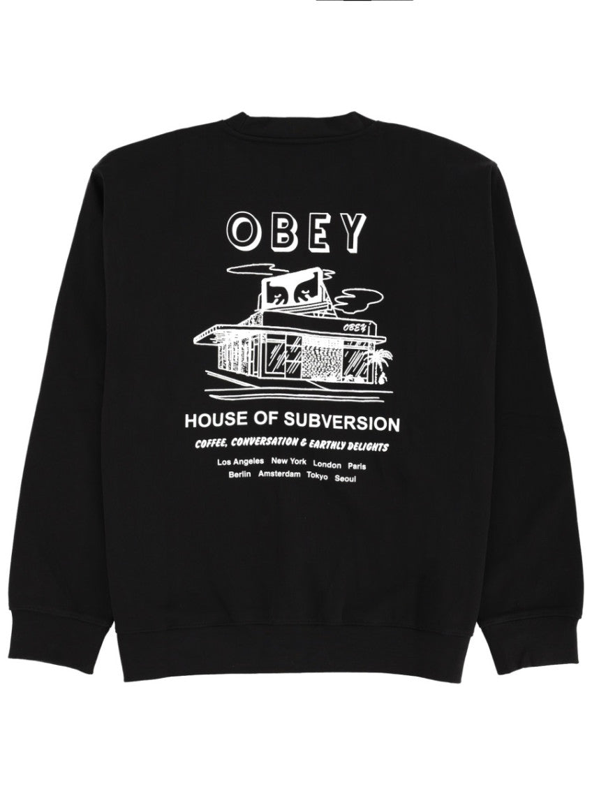 Black Crew Neck Sweatshirt 2