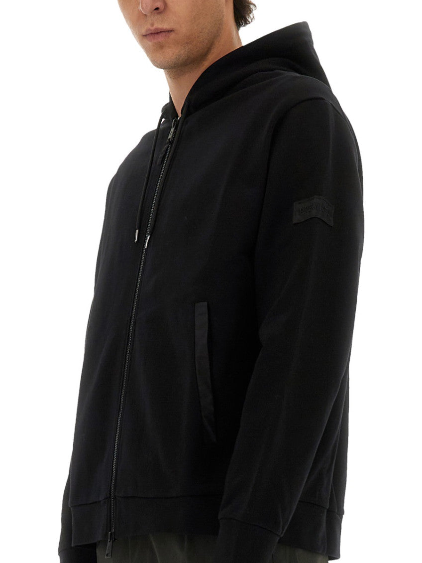 Black Zip Up Hoodie 4