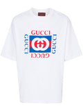 White Logo cotton t-shirt 1