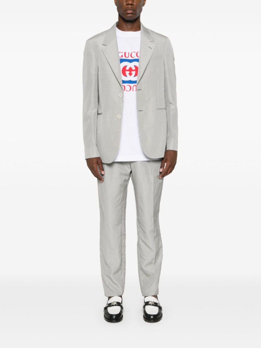 White Logo cotton t-shirt 3