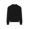 Black Wool-blend Pullover 1