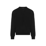 Black Wool-blend Pullover 1