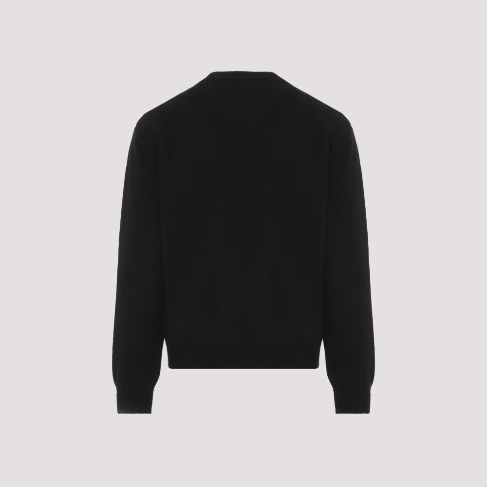 Black Wool-blend Pullover 4