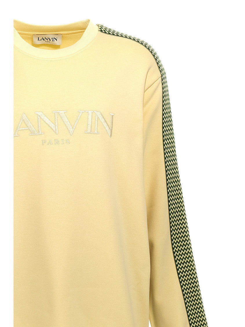 Yellow 'Brodé Lanvin Side Curb' sweatshirt 3