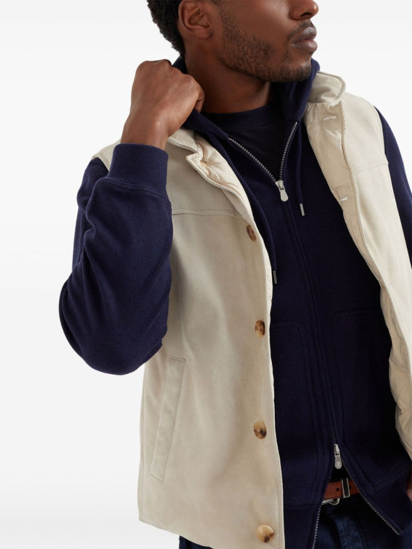 Blue Cashmere Blend Hoodie 6