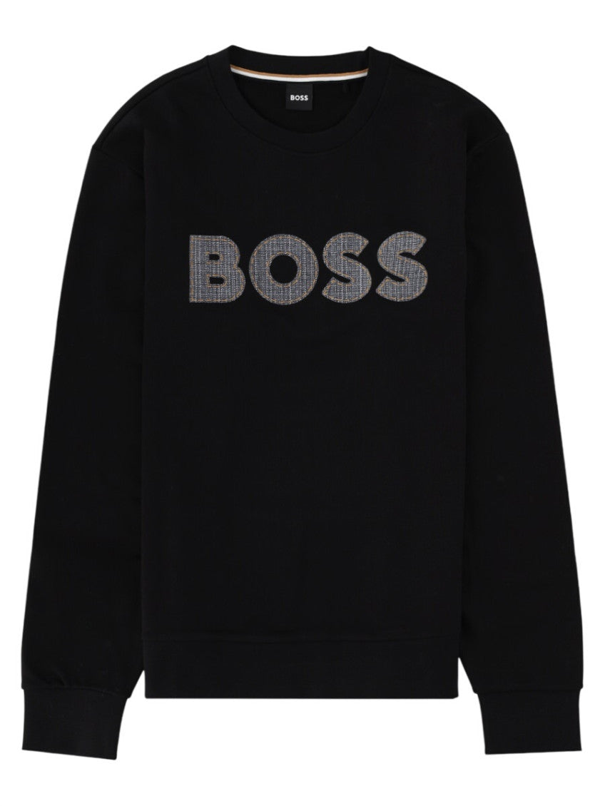 Black Crew Neck Sweatshirt 1