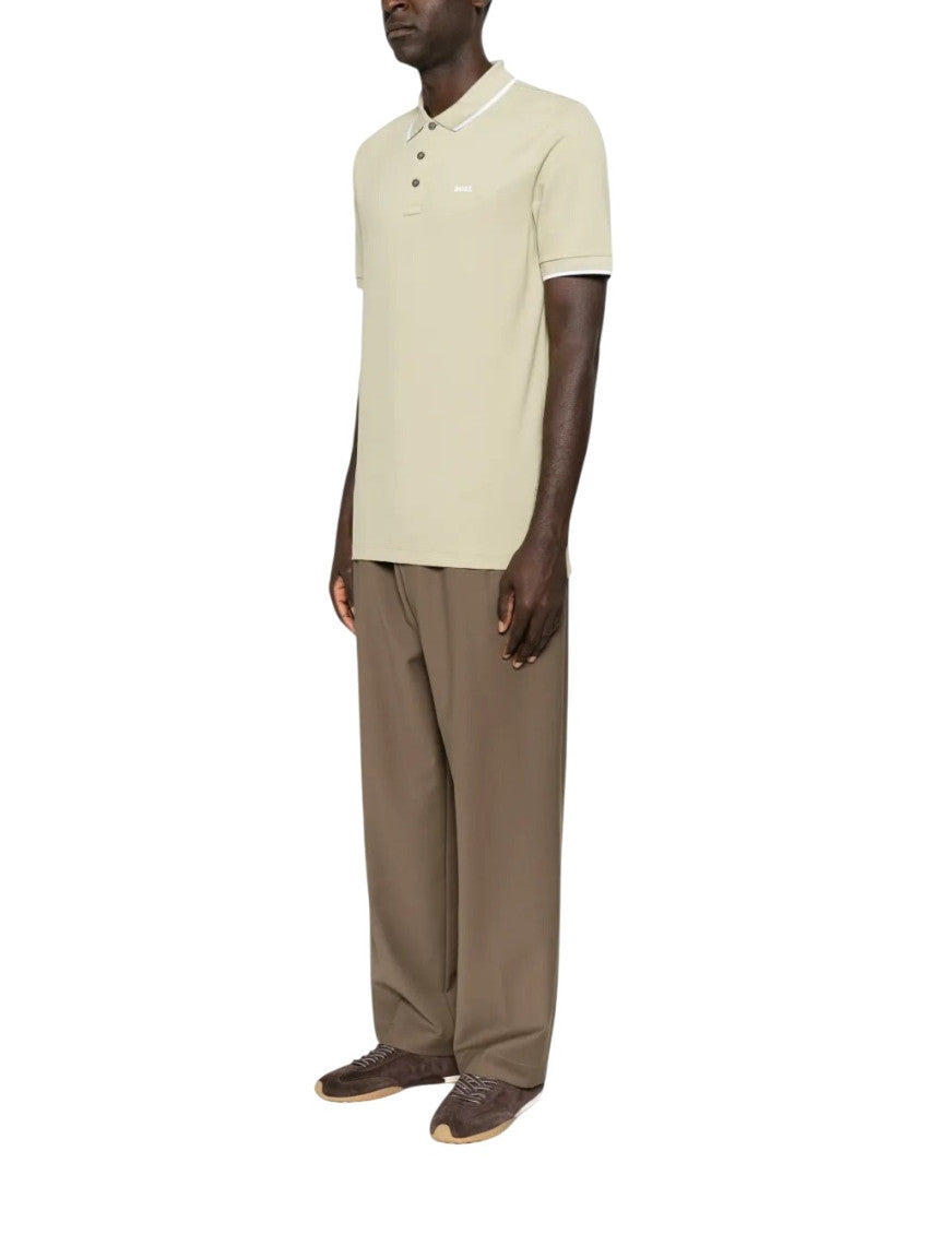 Light Beige Logo Polo 2