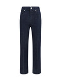 Blue Straight High Rise Jeans 1