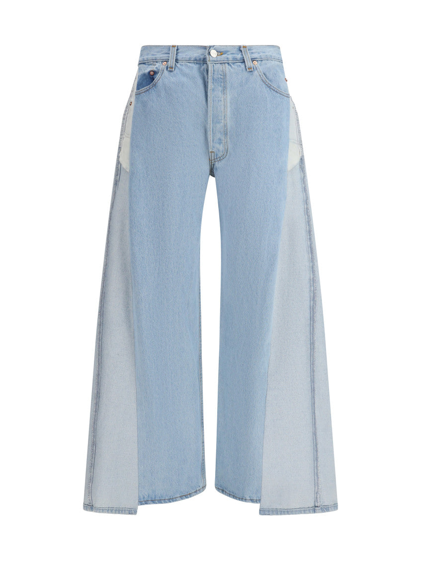 Light Blue Loose Low Rise Jeans 1