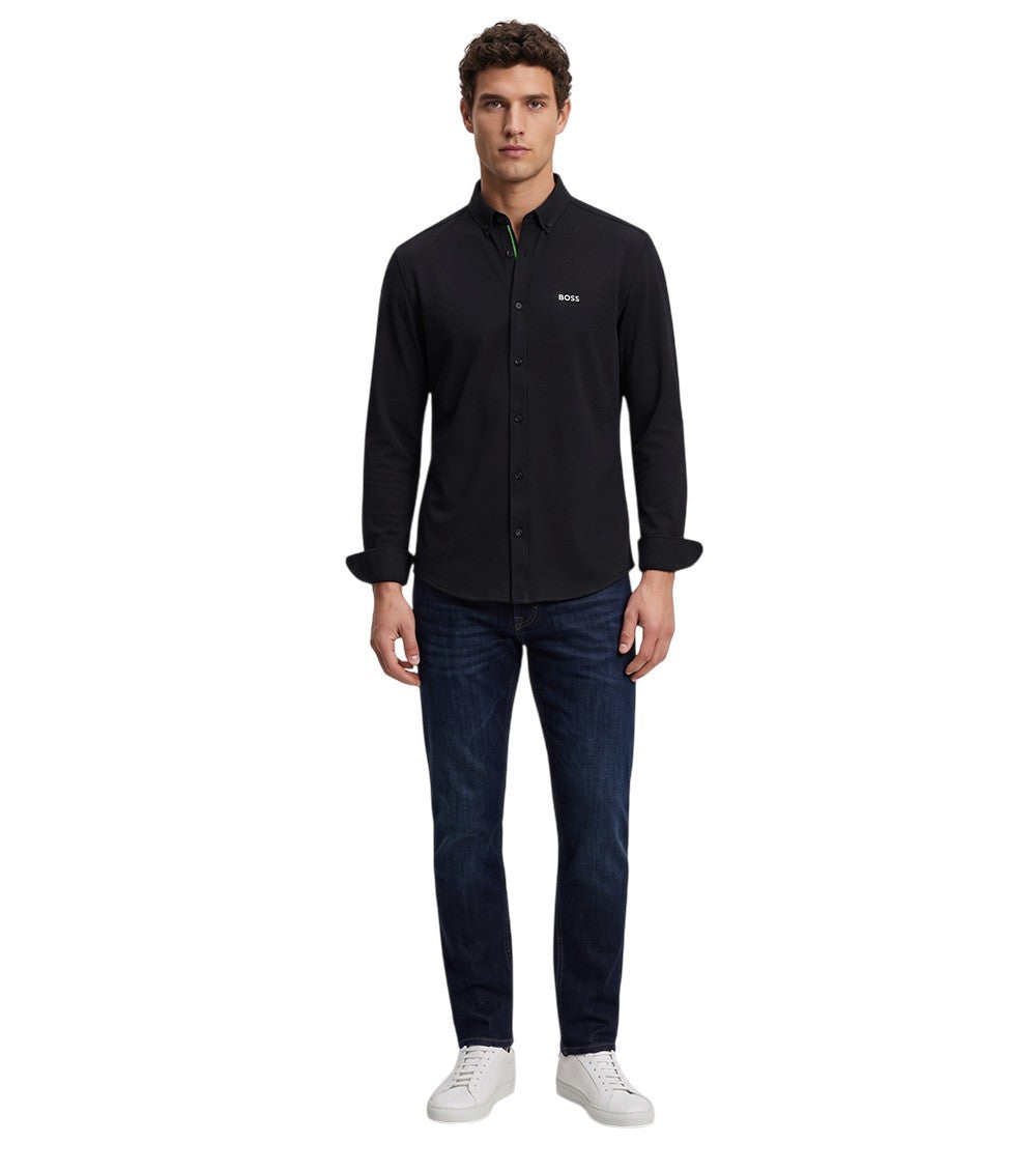 Black Regular Logo Shirt 2