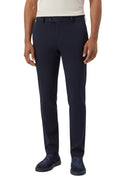 Navy Blue Buttoned Trousers 1