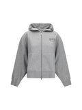 Grey Logo Hood Sweatshirt 1