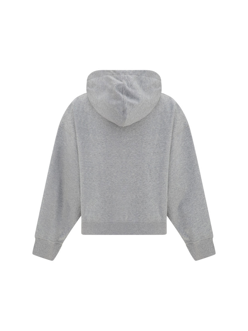 Grey Logo Hood Sweatshirt 2