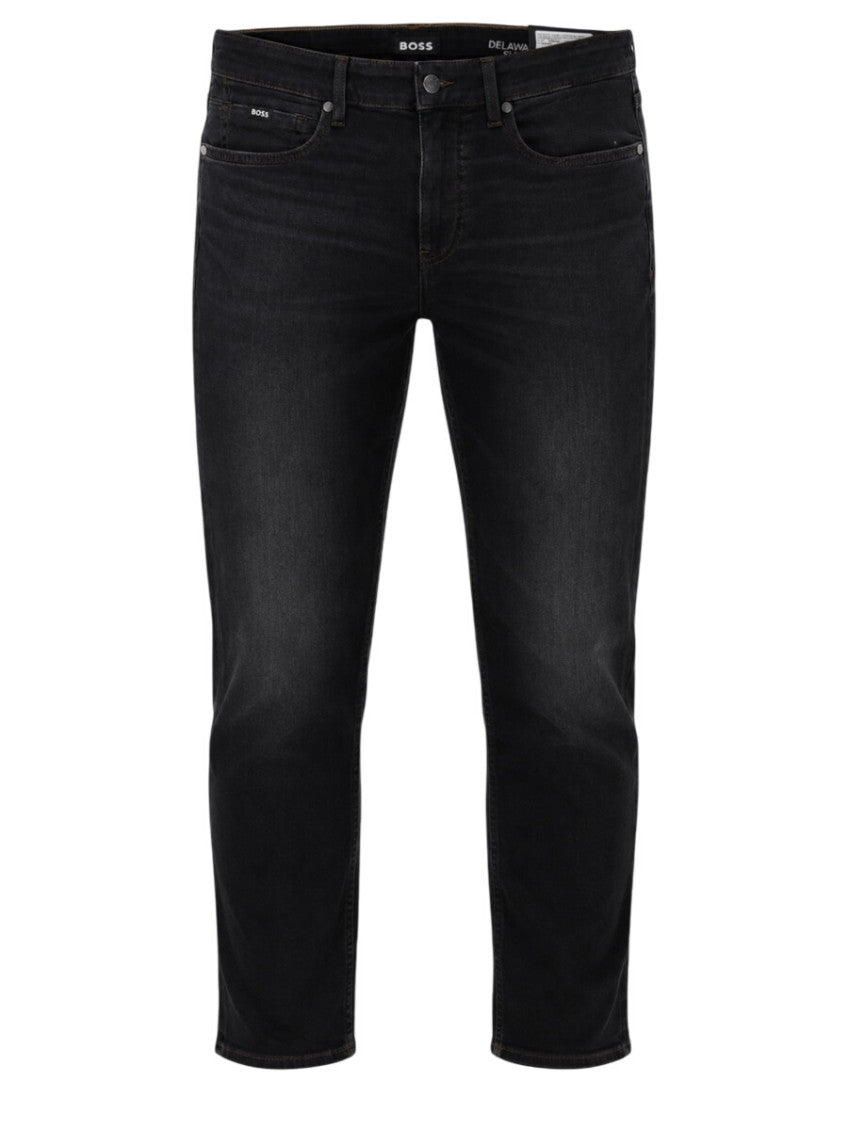 Black Mid Rise Jeans 1