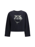 Black Graphic Crew Neck Sweatshirt 1