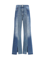 Light Blue Flared High Rise Jeans 1