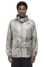 Grey Printed Regular Jacket 1