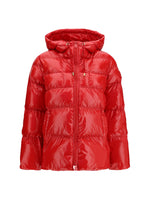 Red Quilted Hood Jacket 1