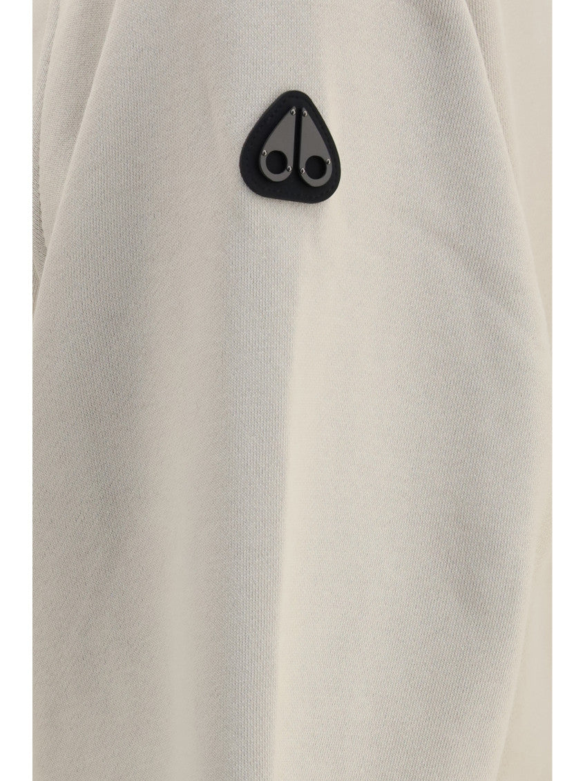 Beige Logo Crew Neck Sweatshirt 3