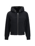 Black Solid Hood Sweatshirt 1