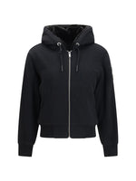 Black Solid Hood Sweatshirt 1