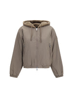 Brown Hood Reversible Sweatshirt 1