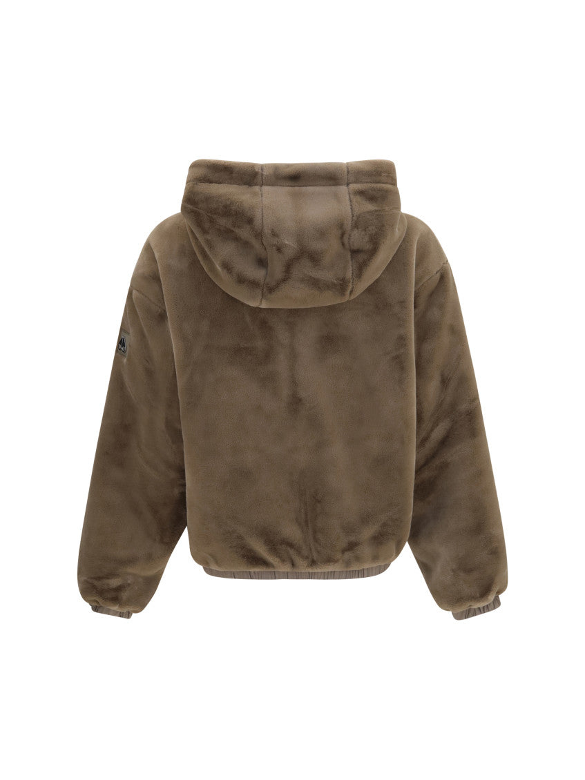 Brown Hood Reversible Sweatshirt 4