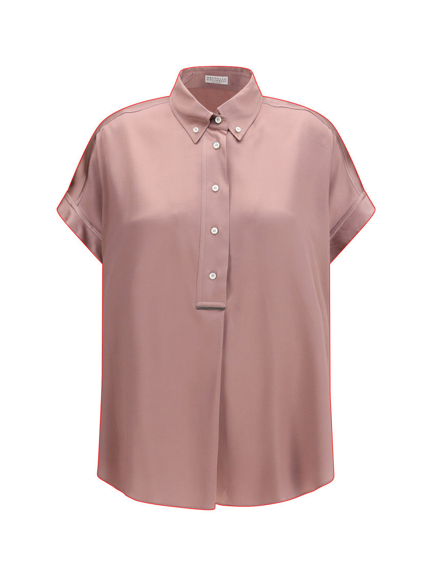 Pink Relaxed Solid Shirt 1