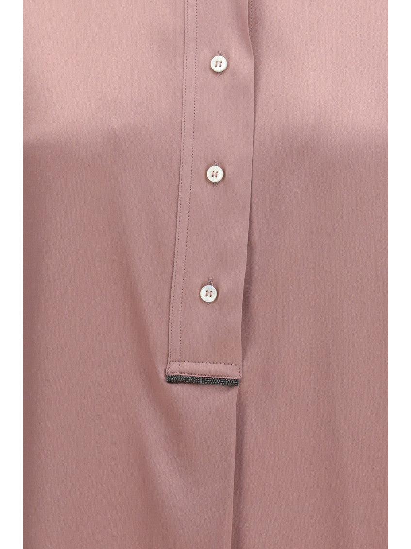 Pink Relaxed Solid Shirt 3