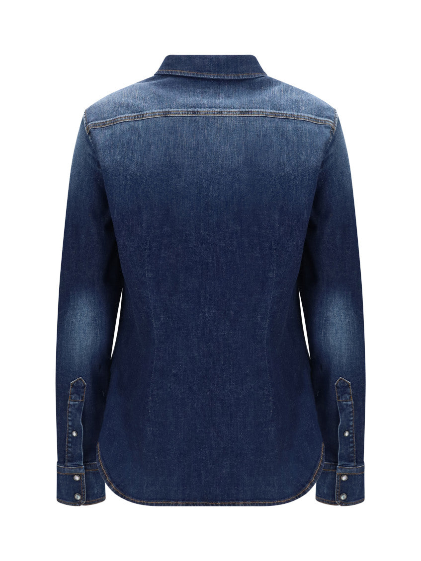 Blue Regular Solid Shirt 2