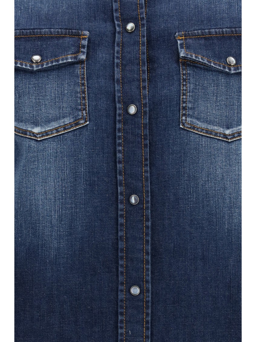 Blue Regular Solid Shirt 3