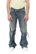 Blue Mid Rise Jeans 1