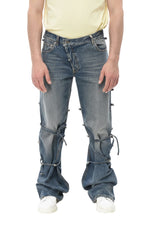 Blue Mid Rise Jeans 1