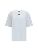 White Logo Crew Neck T-Shirt 1