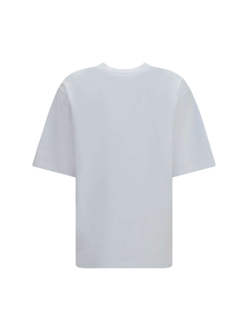 White Logo Crew Neck T-Shirt 2