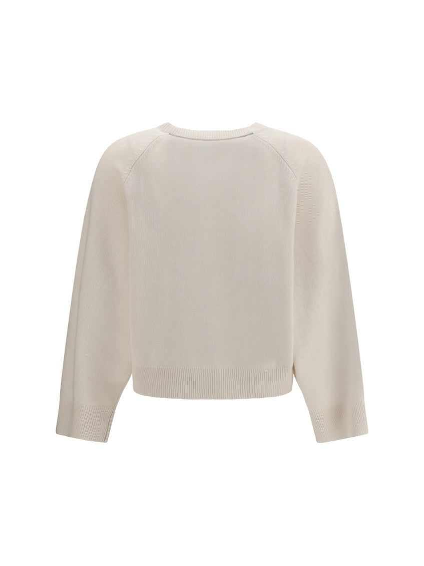 Off White Crew Neck Sweater 2